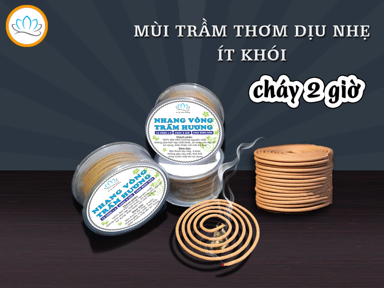 Nhang Vòng Trầm Hương Loại Bình Dân